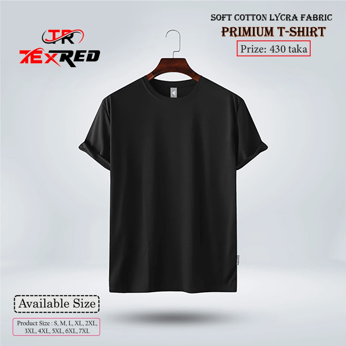 Black Solide T-Shirt